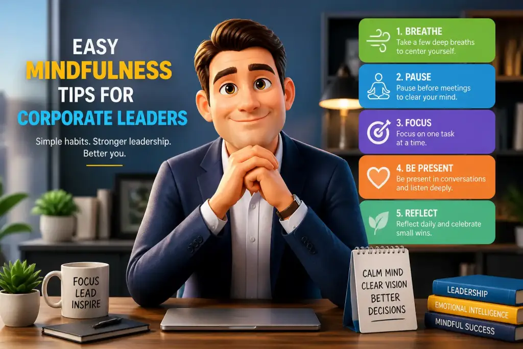 Easy Mindfulness Tips for Corporate Leaders