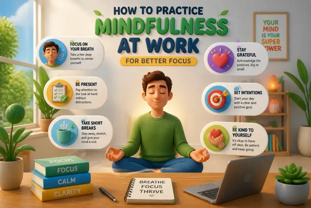 How to Practice Mindfulness at Work for Better Focus