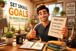 Set Small Goals to Boost Your Day