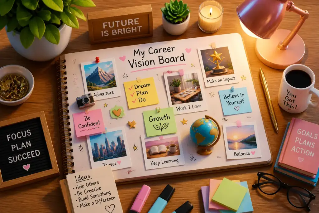 Build a Vision Board to Inspire Your Career Goals