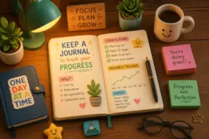 Keep a Journal to Track Your Progress