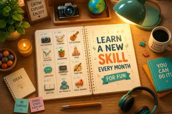 Learn a New Skill Every Month for Fun