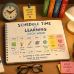 Schedule Time for Learning Each Week