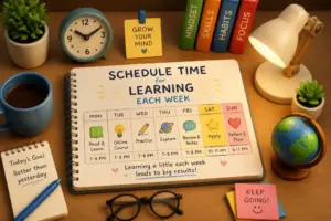 Schedule Time for Learning Each Week