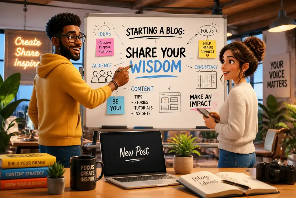 Starting a Blog: Share Your Wisdom